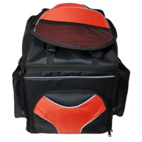 BGA Castor WP Motorbike Sissy Bar Bag Orange/Black