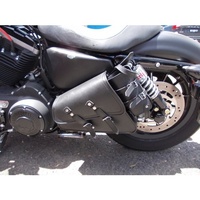 BGA Shadow Harley Sportster Motorcycle Swing Arm Bag Bottle Holder