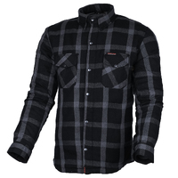 BGA Premium Rebel Protective Kevlar® Lined Lined Shirt Black Grey