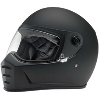 Biltwell Lane Splitter  Motorcycle Helmet Matt Black