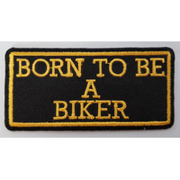 BGA Born to be a Biker Motorcycle Patch