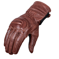 BGA Bruno Soft Fit Leather Cruiser Gloves Waxed Brown