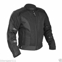 BGA Chicane Motorcycle Textile Jacket Black