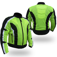 BGA Chicane Motorcycle Vented Jacket Hi Viz