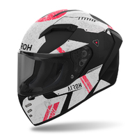 Airoh Connor Omega Motorcycle Street Helmet White/Red