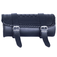 BGA Ridge Braided edge criss cross Leather Tool Bag