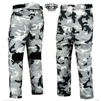 BGA Phantom WP Motorcycle Textile Pants Camo Grey