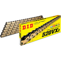 D.I.D 520 VX3 X-RING Motocross Chain Gold/Black