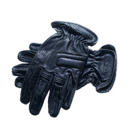 Eldorado ST 13 Leather Motorcycle Gloves Black