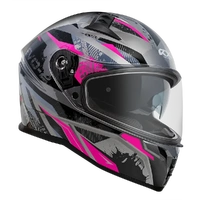 RXT EVO 2 Rune Internal Visor Black Magenta Grey Helmet
