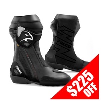 Falco Elite GP Sports Motorcycle Racing Boots Black Clearance