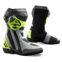 Falco Elite GP Sports Motorcycle Road Boots Black Fluro