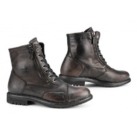 Falco Aviator Waterproof Urban Street Leather Motorcycle Boots Black