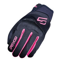 Five Ladies Globe Evo Summer Gloves Black/Fluo Pink