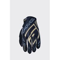 Five Pro Rider MX Off Road Gloves Gold