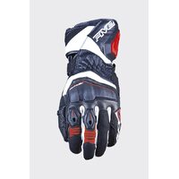 Five RFX4 Evo Goat Leather Motorcycle Gloves Black/Red/White