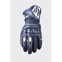 Five Women's RFX Leather Motorcycle Gloves Black/White
