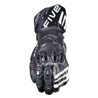 Five RFX Pro Evo Racing Motorcycle Leather Gloves Black