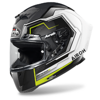 Airoh GP550 S Rush White Yellow Motorcycle Helmet