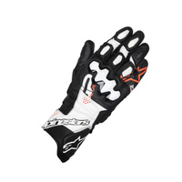 Alpinestars GP Plus R V3 Leather Gloves Black White Fluro