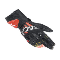 Alpinestars GP Tech V2 Motorcycle Gloves Fluro Red