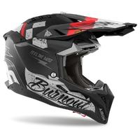 Airoh Aviator 3 Carbon MX Off Road Moto Helmet Burnout Matt