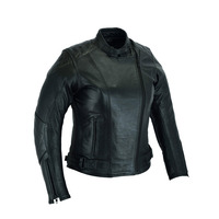 BGA Maddison Women Leather Motorcycle Jacket