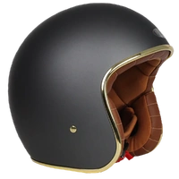 RXT Classic Open Face Helmet Matt Dark Ash Grey Gold