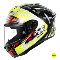 Kabuto F17 GP MIPS Joan Mir FIM Approved Helmet Yellow Red