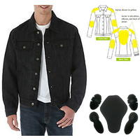 BGA Jack Motorcycle Kevlar Lined Denim Jacket