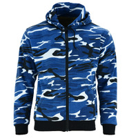 BGA Alpha Protective Motorcycle Hoodie Blue Camo