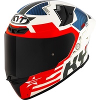KYT TT Revo Fuselage Red Motorcycle Helmet