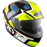 KYT NFR Sports Motorcycle Helmet Yellow/Grey