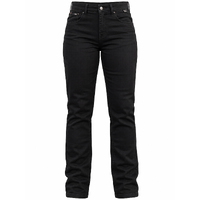 BGA Ladies Elite Cordura Kevlar Lined AAA Rated Motorcycle Jeans Black