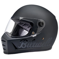 Biltwell Lane Splitter Motorcycle Helmet Factory Black