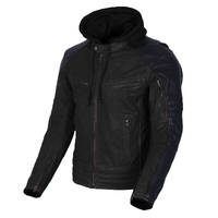 BGA Cobar Nubuck Leather Jacket Black
