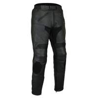 MENS VECTOR LEATHER MOTORCYCLE SPORT PANTS REMOVABLE CE ARMOUR