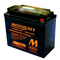 MBTX20UHD Motobatt Quad flex AGM Battery 12V 21AH