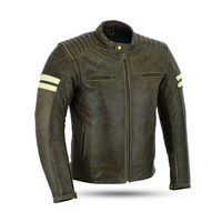BGA Roadster Classic Leather Jacket Brown