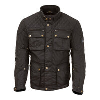 Merlin Edale Cotec Wax Cotton Motorcycle Jacket Black