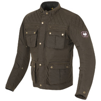Merlin Edale Wax Cotton Motorcycle Jacket Olive
