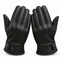 BGA MIG Soft Fit Leather Motorcycle Gloves
