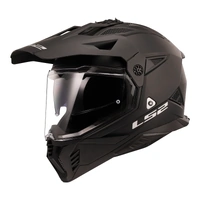 LS2 MX702 Pioneer II Adventure Motorbike Helmet Matt Black