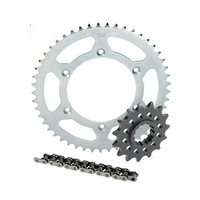 Suzuki DRZ400E Chain and Sprocket Kit 2001-2016 Steel 14/47 with Oring Chain