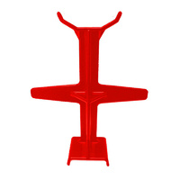 RED PLASTIC DIRT BIKE MOTORCYCLE FORK SEAL SAVER 293mm LONG