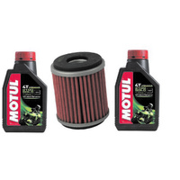 YAMAHA YZ450F SERVICE KIT MOTUL 3100 10W40 OIL AND HI FLO FILTER 2003-2013 VALUE