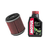 YAMAHA YZ450F SERVICE KIT MOTUL 3100 10W40 OIL AND HI FLO FILTER 2014-2019 VALUE