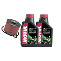 KAWASAKI NINJA 250R MOTUL 3100 OIL AND HI FLO FILTER SERVICE KIT 2008-2014 2LT'S