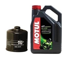 YAMAHA YZF-R1 MOTUL 5100 OIL AND K&N FILTER SERVICE KIT 2007-2017
