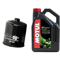 Honda CB400 Motul 5100 Oil and K&N Filter Service Kit 2000-2011